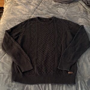 Buffalo David Bitton Charcoal Knit Sweater